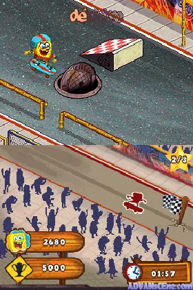 SpongeBob's Surf & Skate - Roadtrip (Europe) (En,Fr,De,Es,Nl) screen shot game playing